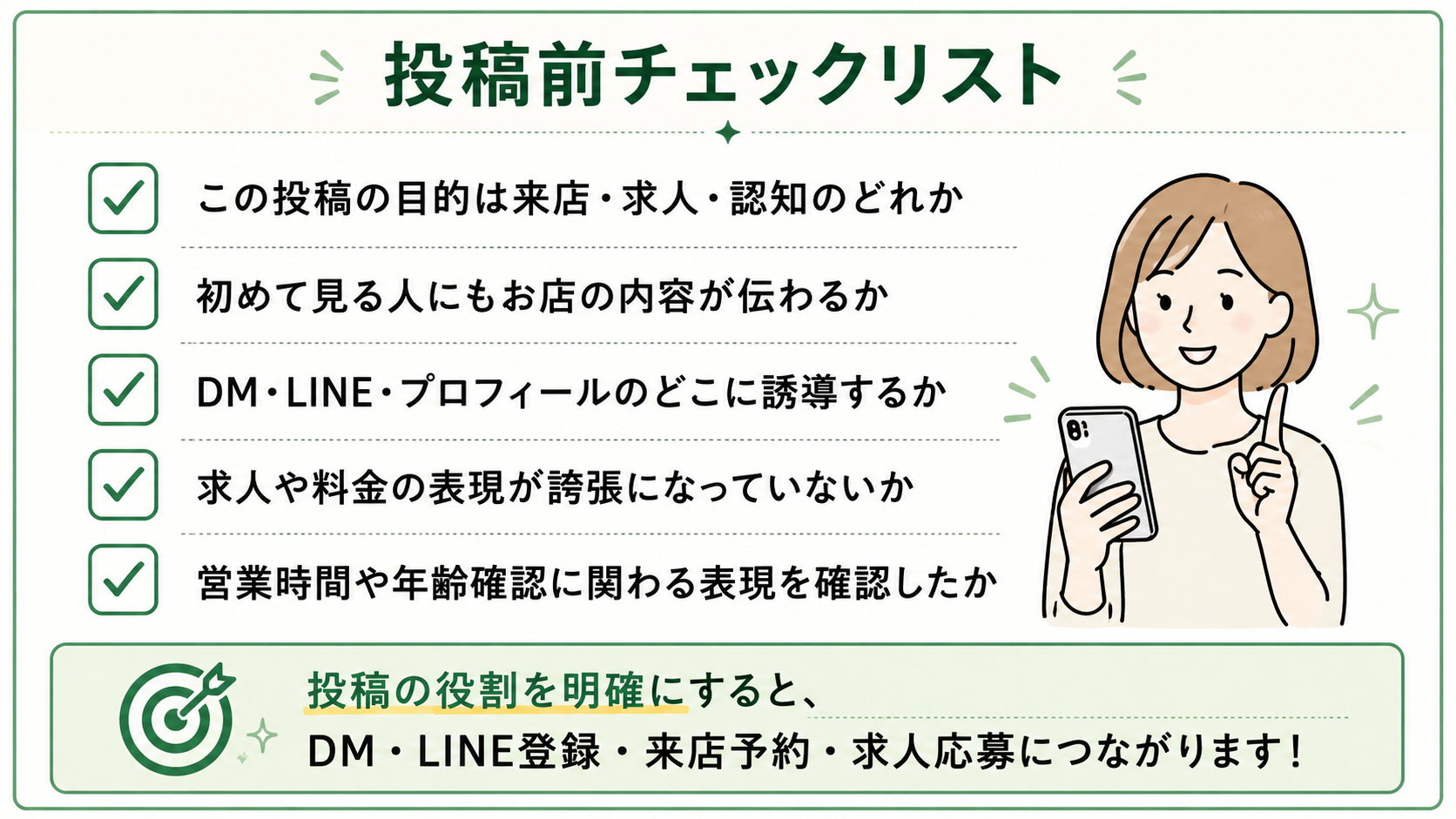 夜職Instagram投稿から成果までの導線